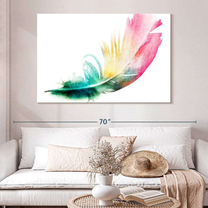 Plume prismatique Kerner, H 34 po x l 51 po
