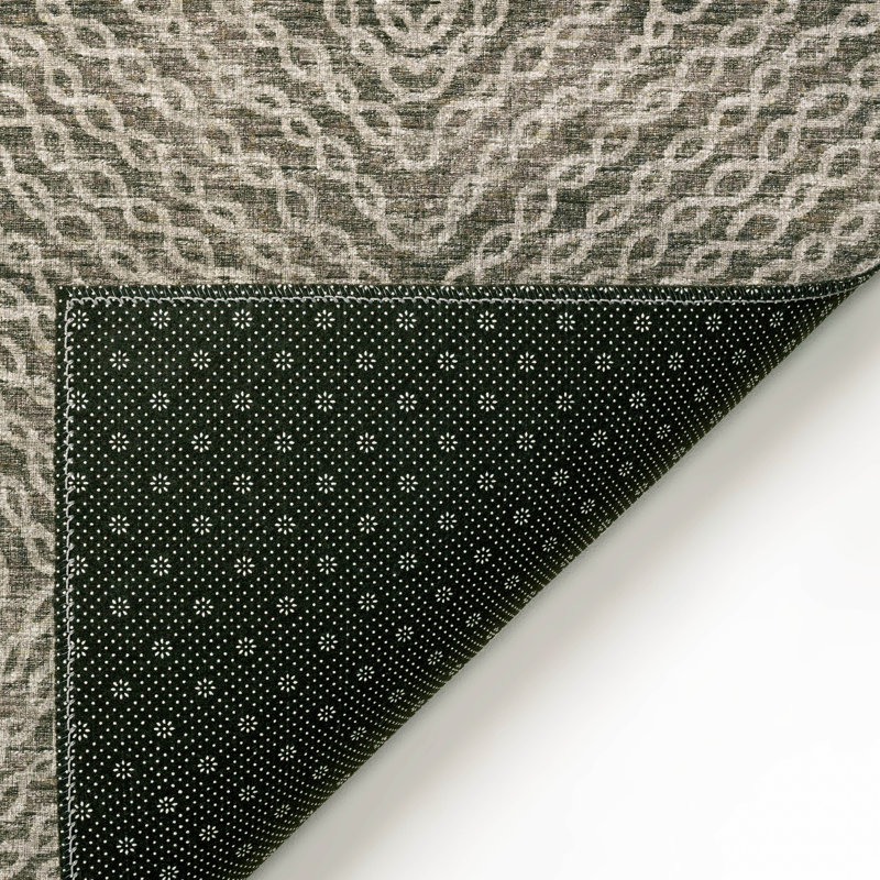 Tapis oriental brun / beige Apollus, Rond 8 pi