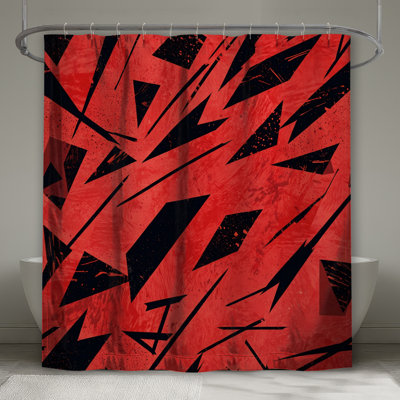 Rideaux de douche Red Angles