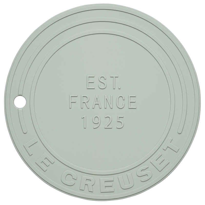 Le Creuset Silicone Trivet, 8 In., Sea Salt