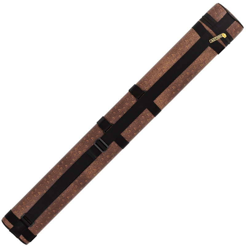 2x2 Oval Hard Pool Cue Case, Brown