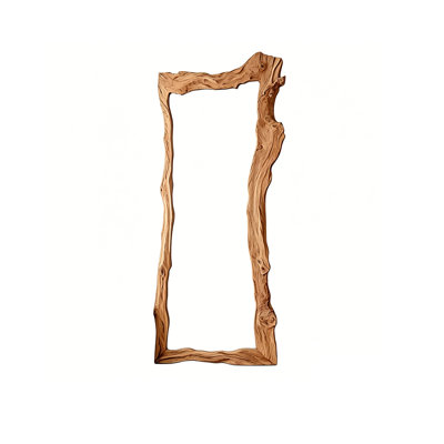 62.99"Woodwind Irregular Shape Full-Length Floor Mirror