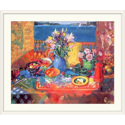 «Anjuman The balcon Table» par Peter Graham, reproduction d'art