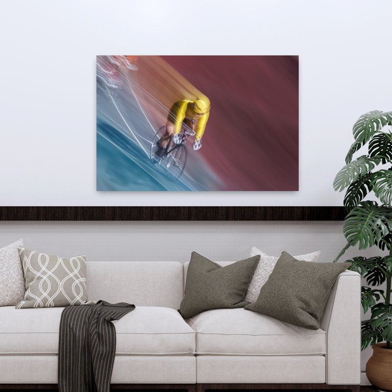 Comet, art mural contemporain, H 32 po x l 48 po