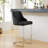 Upholstered Bar Stool Upholstered Counter Stool with Metal Frame-46043127