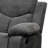 Relaxing 3 Chenille With Reclining And A Convenient Drop Down Table Grey Recliner Design