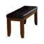 Banc en bois 1pc Similicuir