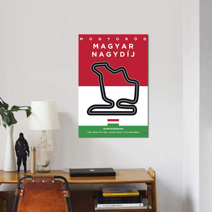 Impression sur toile tendue, "Minimal Movie", H 40 po x l 26 po x P 1,5 po, Toile tendue, Pas de tapis