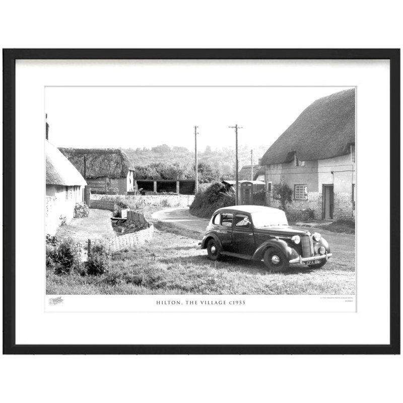 Hilton, The Village C1955 by Francis Frith - Single Picture Frame Print, 40cm H x 50cm W x 2.3cm D