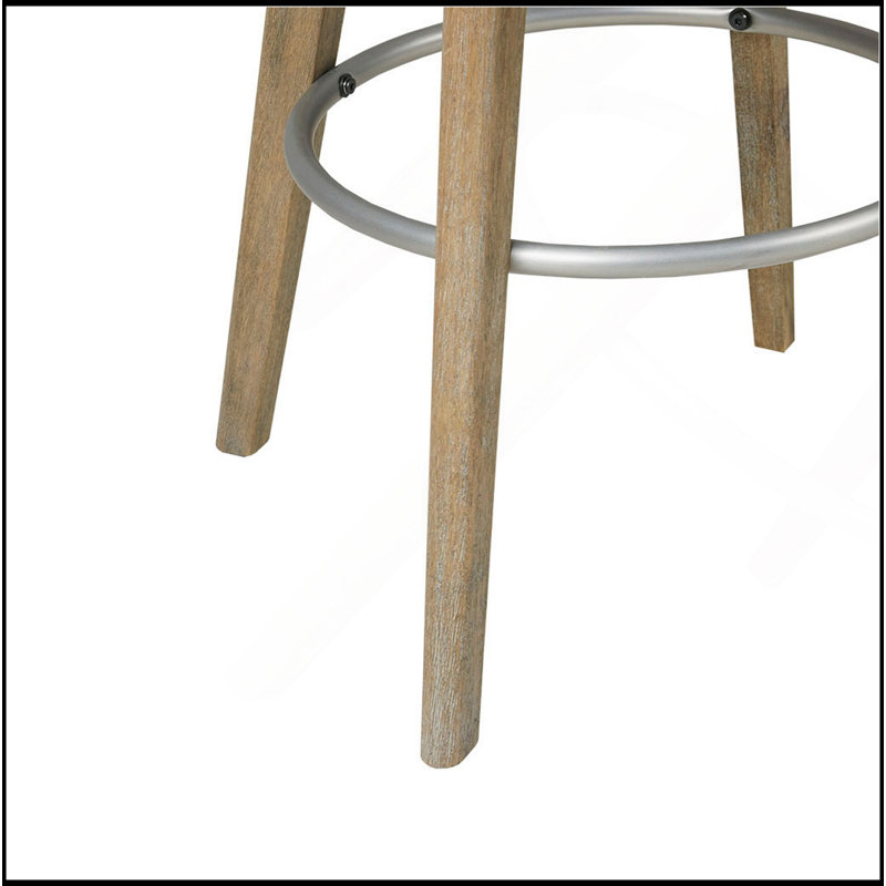 Tabouret de comptoir avec siège pivotant, Bleu