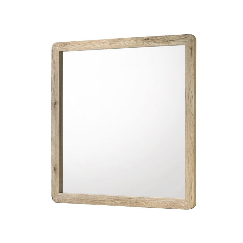 Miroir de chambre en bois clair Dawson (miroir seulement)