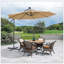 Parasol d'extérieur à DEL 10 pi