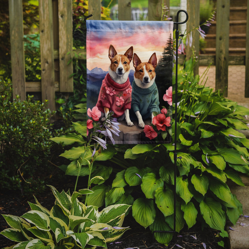 Double Sided 15.5'' H x 11.25'' W Polyester Valentine's Day Garden Flag