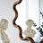 31" x 30" Wooden Accent Mirror