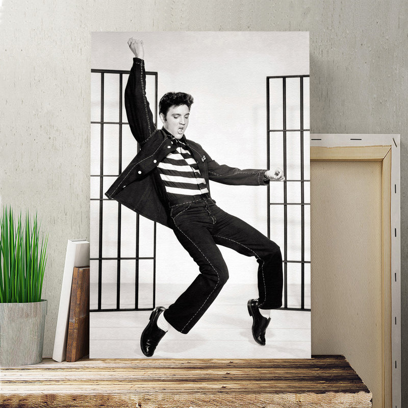 Elvis Presley Jailhouse Rock - Wrapped Canvas, 100cm H x 70cm W