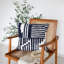 Housse de coussin décoratif en coton à rayures géométriques 22 po-94488731-116573415
