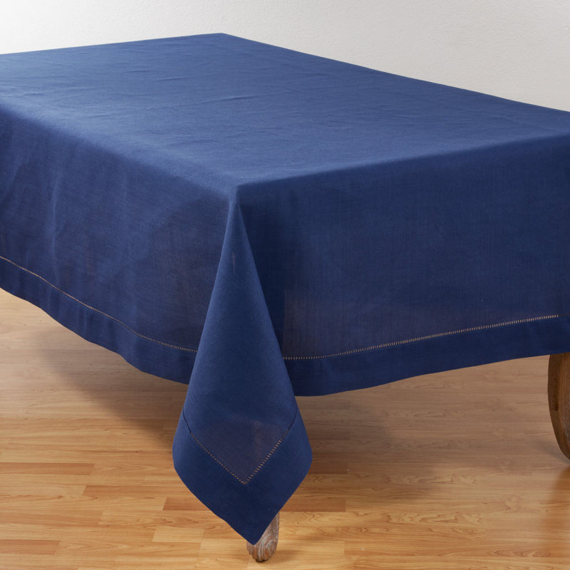 Polyester Tablecloth, Navy Blue, 72" L x 72" W