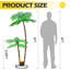 72'' Faux Palm Tree in Freestanding