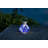 Solar Tea Lantern 5" Handblown Glass - Periwinkle-118695317