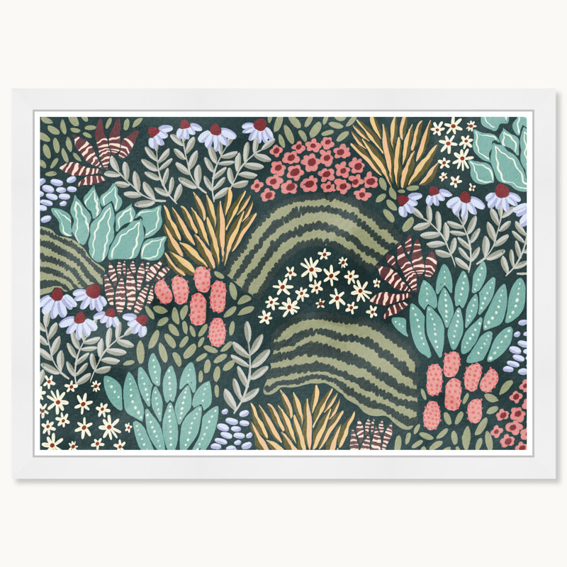 Sentier floral naturel, Cadre blanc