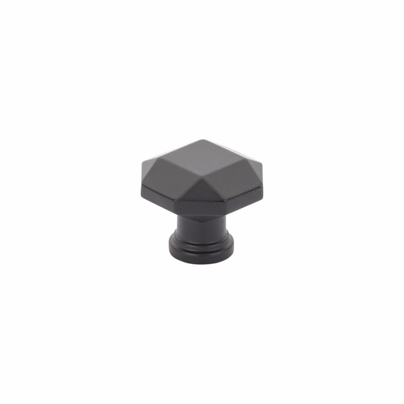 Menlo Geometric Knob, Matte Black