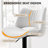 Swivel Faux Leather Upholstered Barstools Adjutable Height Counter Stool with Metal Frame-1715717213