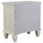 Ensemble de chambre à coucher grand lit 4 pièces Ryllan - Blanc crème-99323976-90937439