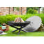 Round Steel Wood Burning Smokeless Fire Pit-66013859