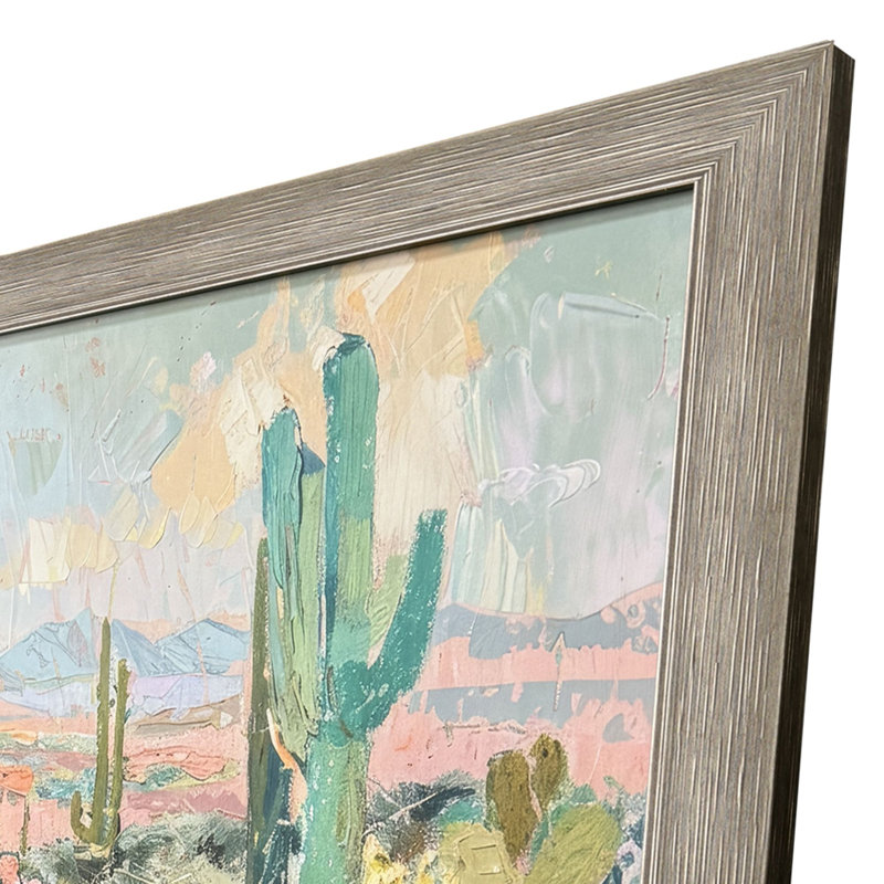 «Pastel Desert», art encadré