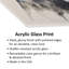 Bison dans le brouillard, impression sur verre acrylique-1171397440