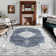 Boho Luxurious Vintage Floral Printed Area Rug Living Room Washable Stain Resistant Durable Carpet Bedroom Erasable Non-Shedding Soft Floor Mat Bedside Rug Farmhouse Decor