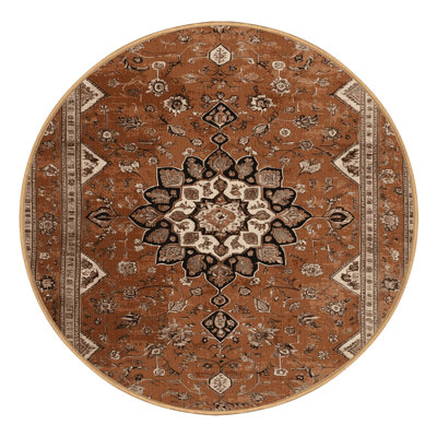Tapis brun lavable à la machine