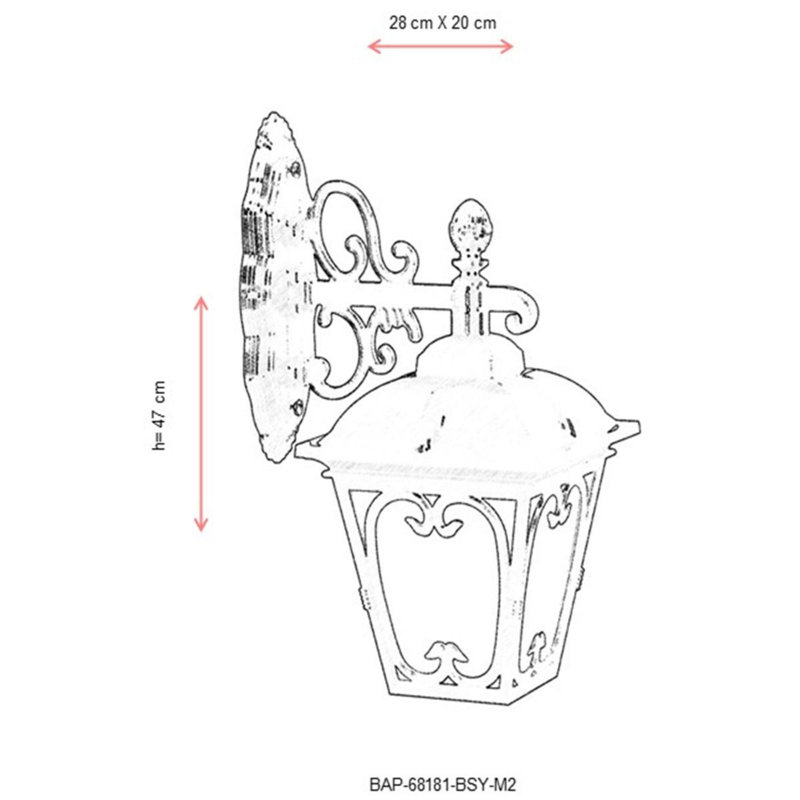 Lampe murale pour l'extérieur