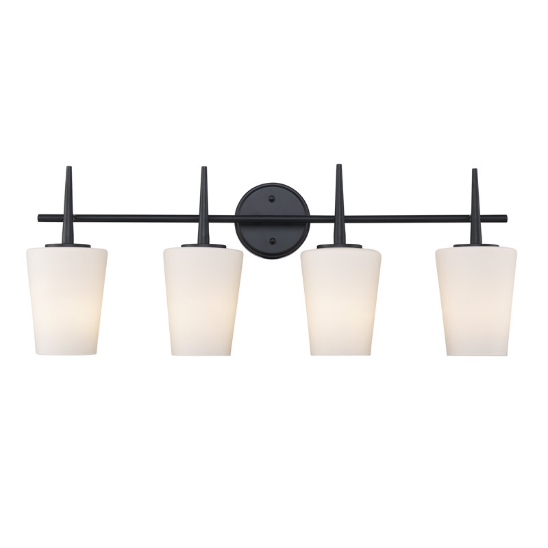 Lonnard 4 - Light Vanity, Black