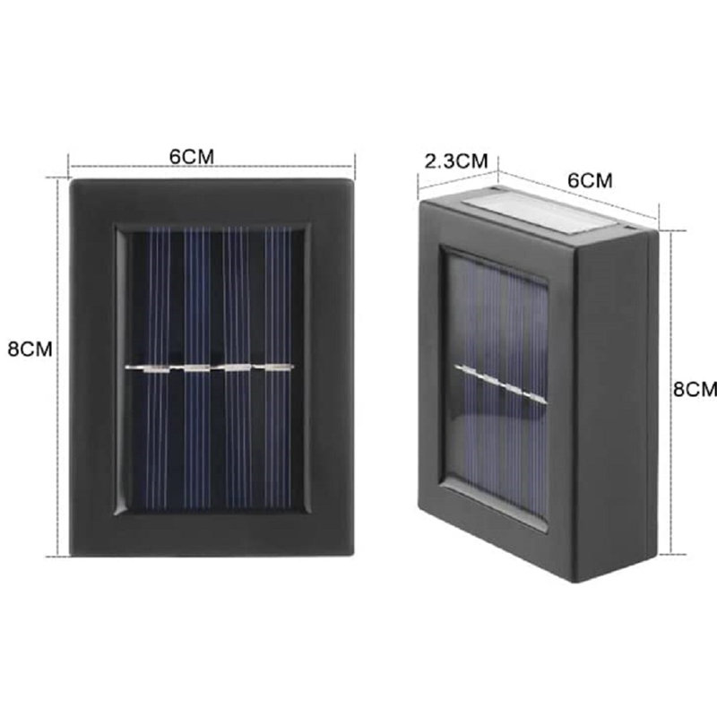 Allizzon Black Solar Powered Integrated LED Outdoor Flush Mount, White