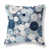 Bleu / blanc floral / géométrique
