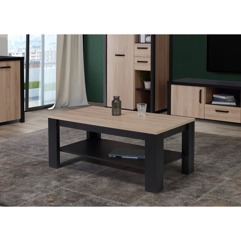 Deveau Four Leg Coffee Table with Storage