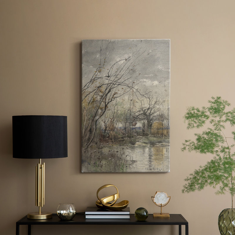 Paysage rétro CXIX - galerie Cavas, H 36 po x l 24 po