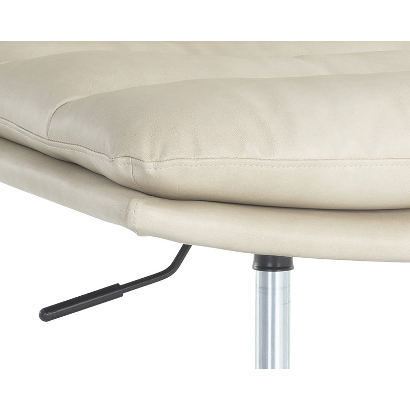 Gwenan Swivel Side Chair, Cream