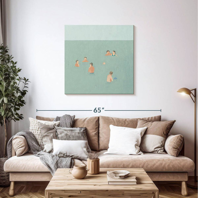 Senne The Swimmers II, 36" H x 36" W