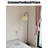 Cream-Style Wrought Iron & Fabric Floor Lamp