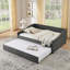 Lit de jour double avec charge USB et lit extensible simple-484138715