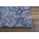 Divernon Geometric Handmade Tufted Wool Denim Area Rug