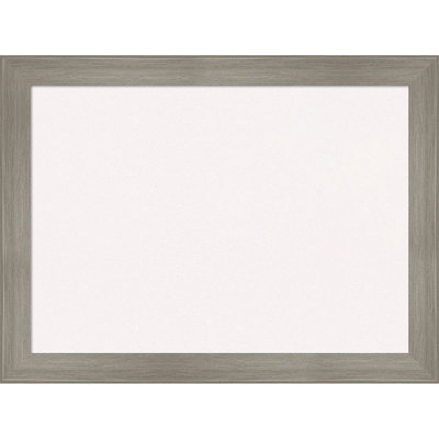 Grand Greywash Narrow Framed Corkboard, White Cork Bulletin Board, Organization Board, Pin Board