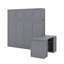 Grand lit escamotable avec bureau, tablettes et armoires