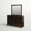 Commode combinée 4 tiroirs avec miroir Brodnax