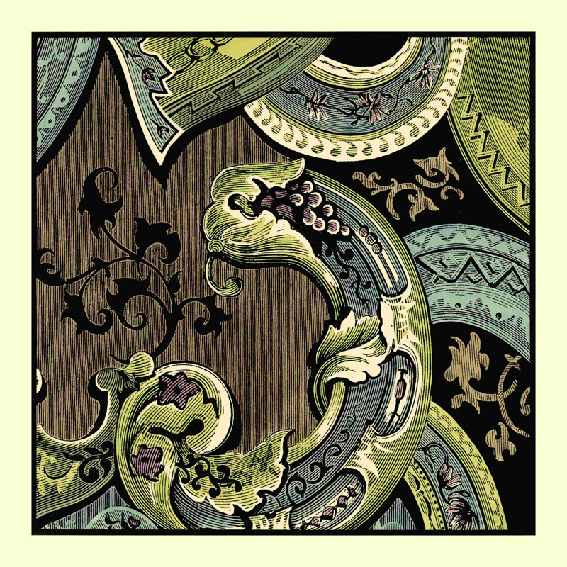 Tapisserie élégante I, H 36 po x l 36 po