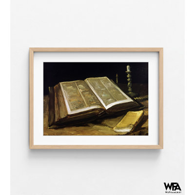 «The Bible Van Gogh», reproduction d'art encadrée par Vincent Van Gogh, art mural Van Gogh
