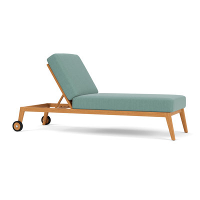 Alpine Outdoor Teak Chaise Lounge