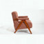 Méridienne en chenille nuage - Structure en bois massif - Rouge rouille-722239211-722239222